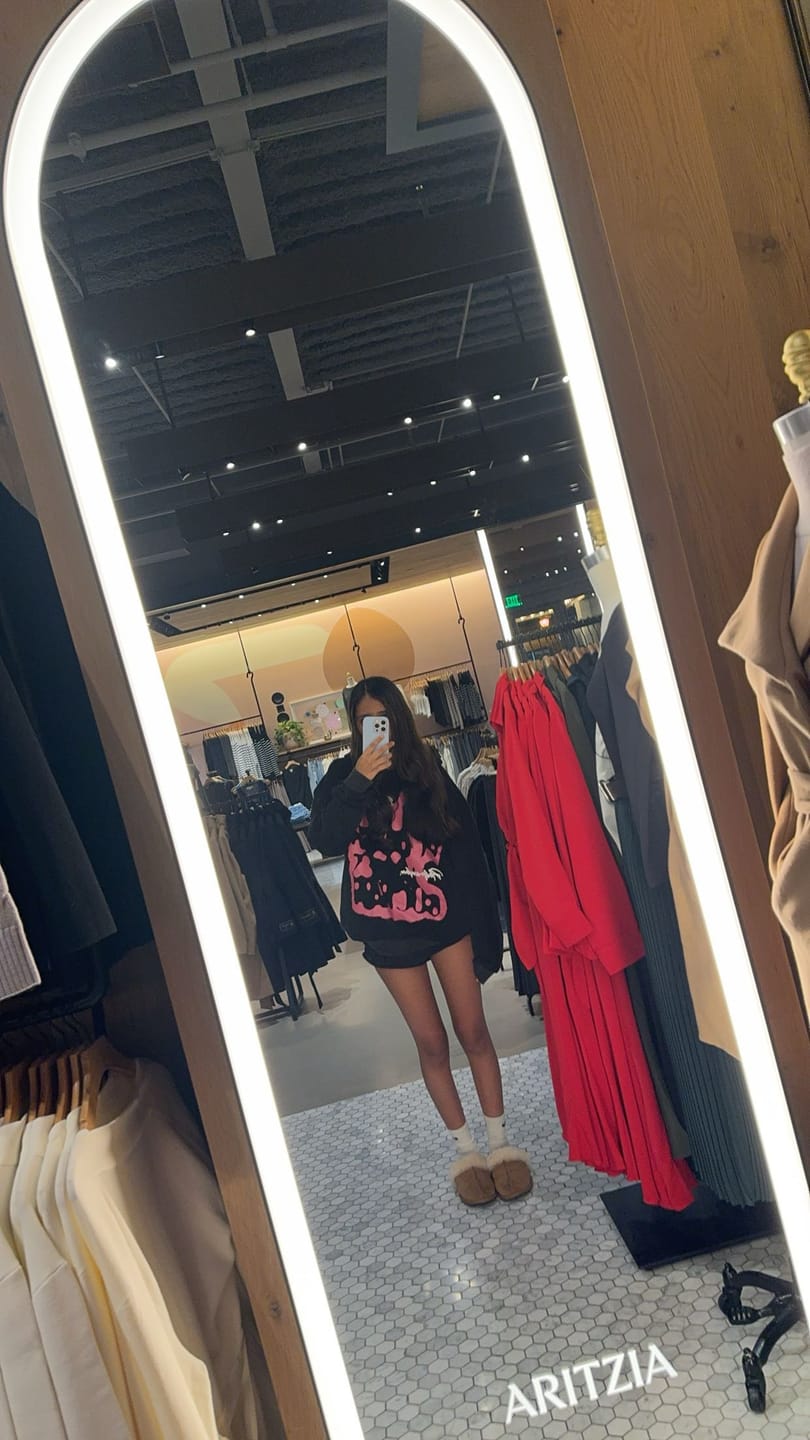 Customer photo review of Aelfric Eden Oversized Abstraction Graphic Hoodie