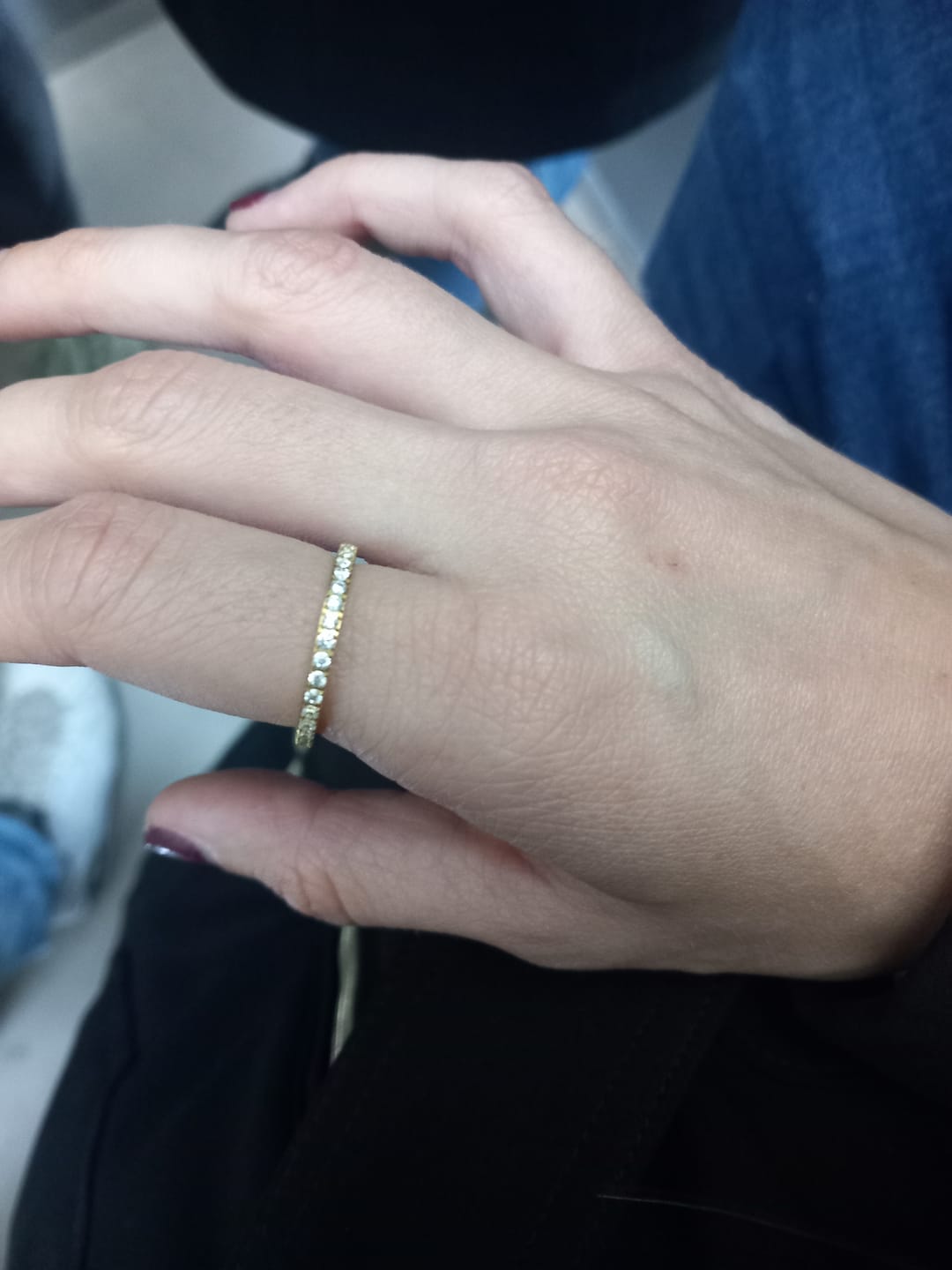 Customer photo review of Shine Ring | 18K vergoldet