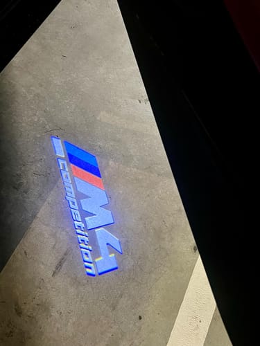 Customer photo review of BMW G SERIES DOOR LIGHTS