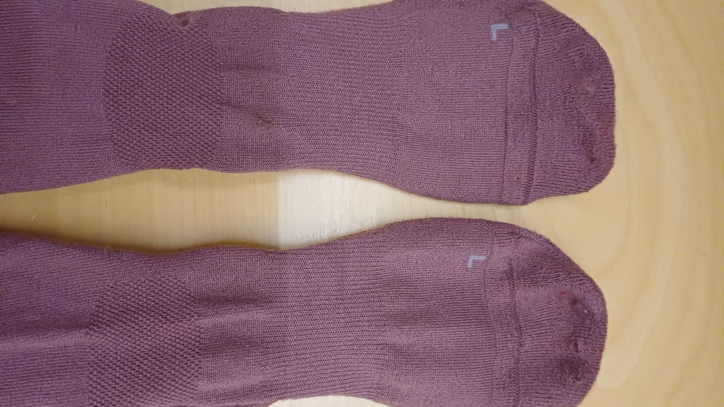 Customer photo review of BERGMENSCH®  Merino Wollsocken lang