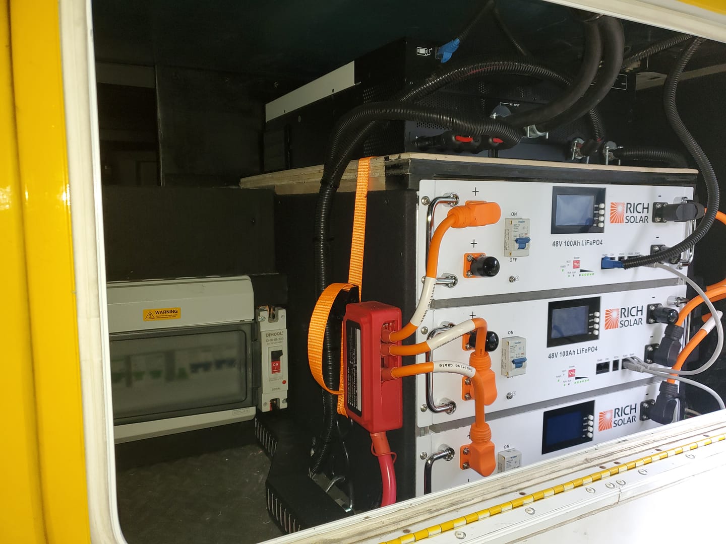 Customer photo review of NOVA 6548 | 6500 Watt (6.5kW) 48 Volt Off-Grid Hybrid Solar Inverter | Premium 6500W 48V Hybrid Inverter for Campers, Cabins, Tiny Homes, ADUs, RVs, Off-Grid | UL Certified