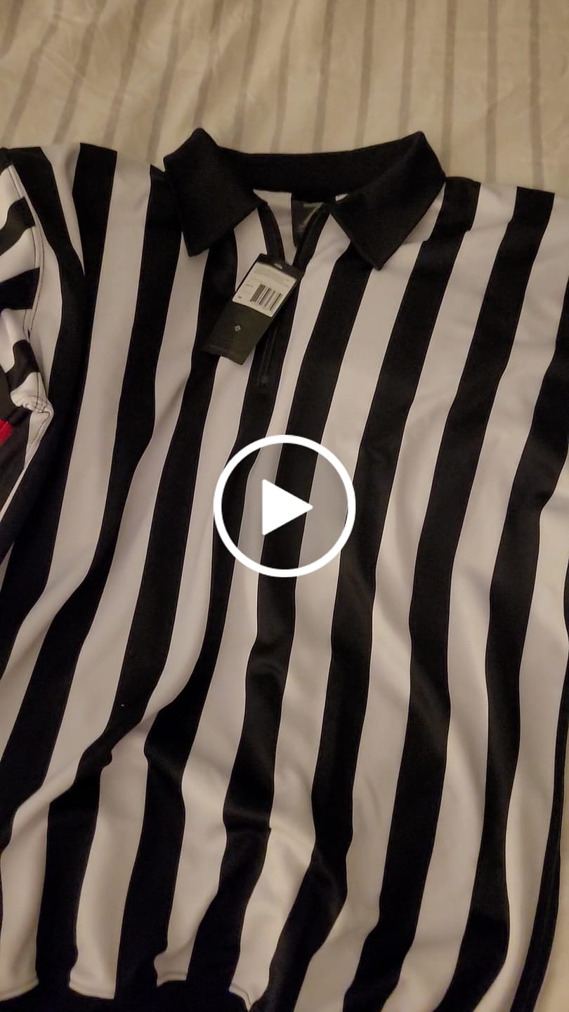 Customer video review of ZR-PRO HOCKEY REFEREE JERSEY W/ SEWN-IN ARM BANDS