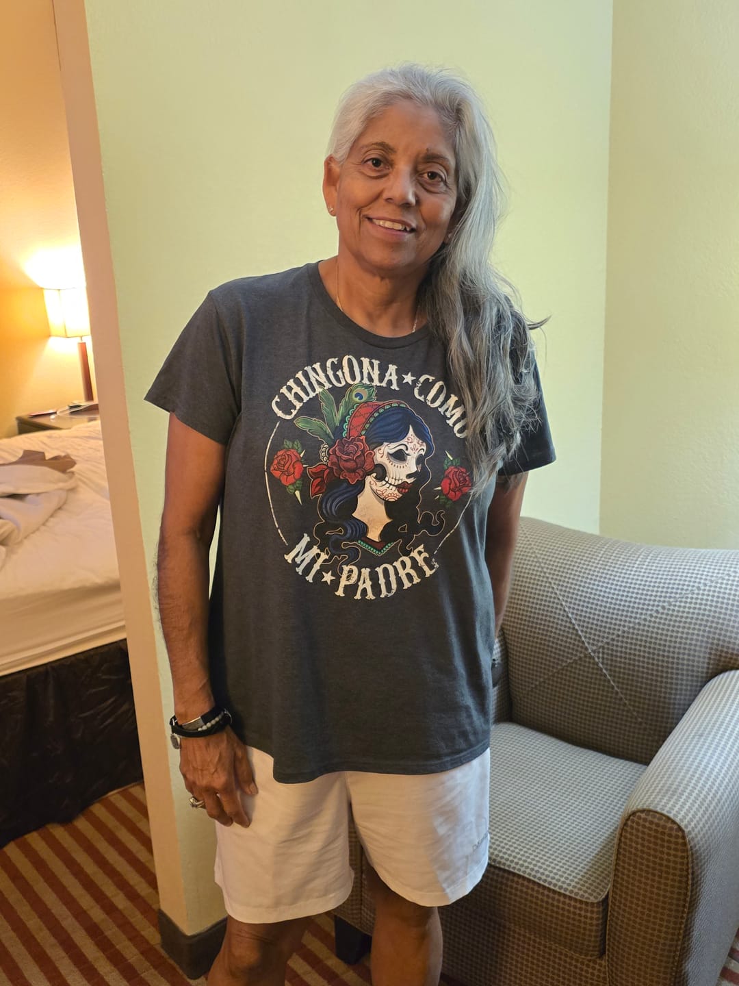 Customer photo review of Chingona Every Damn Day Loteria T-Shirt
