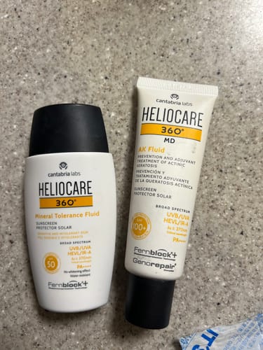 Customer photo review of ヘリオケア360° ミネラルトレランス SPF50