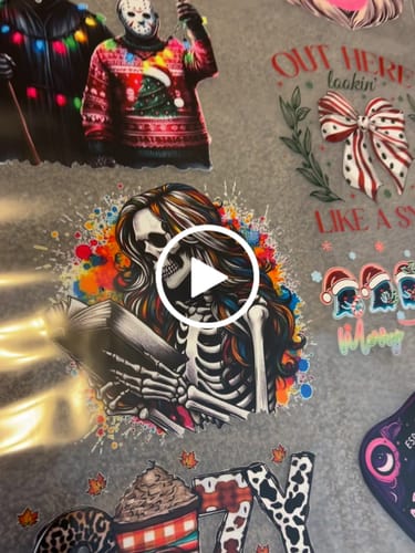 Customer video review of DTF By Gang Sheet