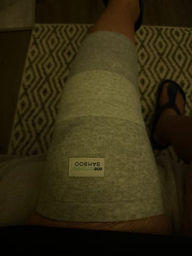Customer photo review of Premium Bamboo Knee Sleeve (Single)