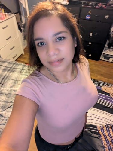 Customer photo review of Citha Hazel Brown Prescription Colored Contact Lenses