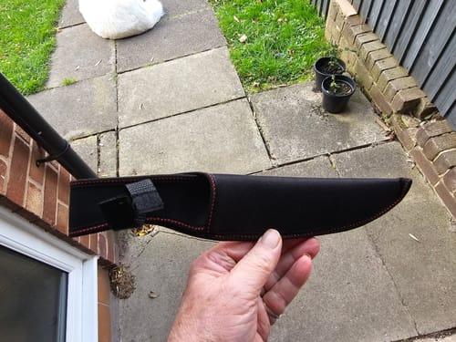 Customer photo review of Wolf's Head Hunting Knife