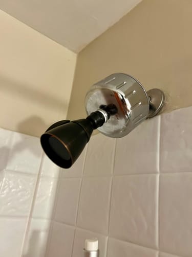 Customer photo review of 2 Inch Low Flow Shower Head