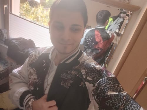 Customer photo review of Four Legendary Creatures Sukajan Souvenir Jacket