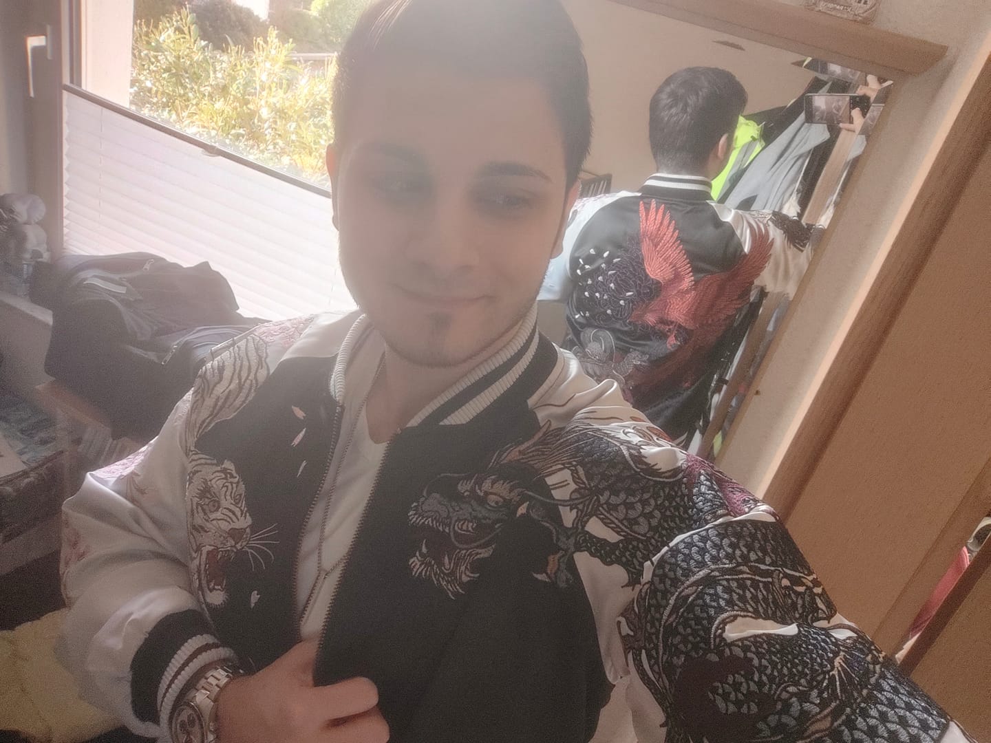 Customer photo review of Four Legendary Creatures Sukajan Souvenir Jacket