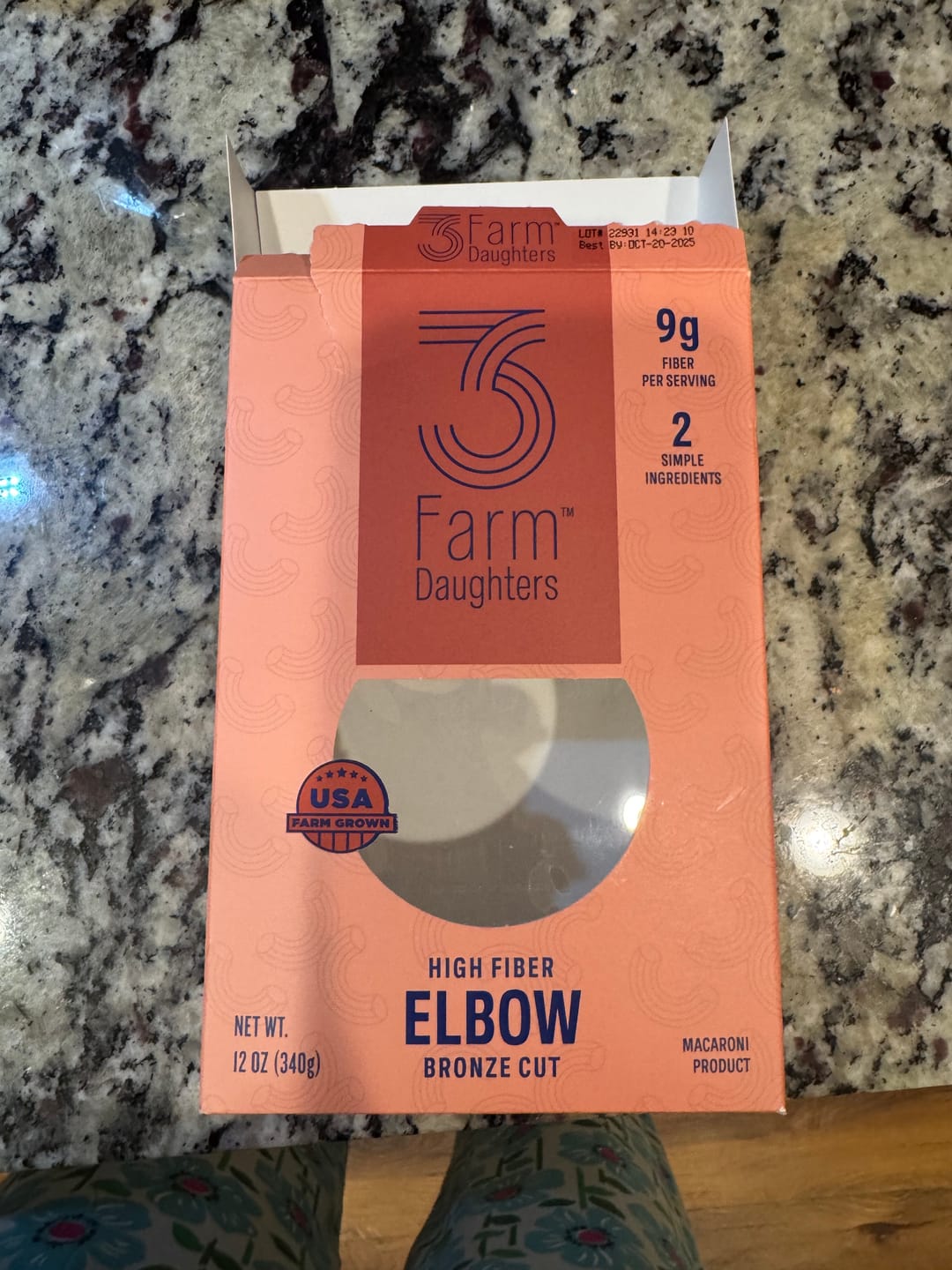 Customer photo review of High Fiber Cavatappi
