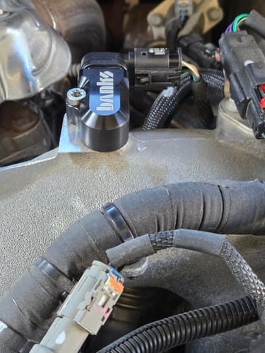 Customer photo review of 2017-2024 Duramax MAP Sensor Spacer Kit (64410)