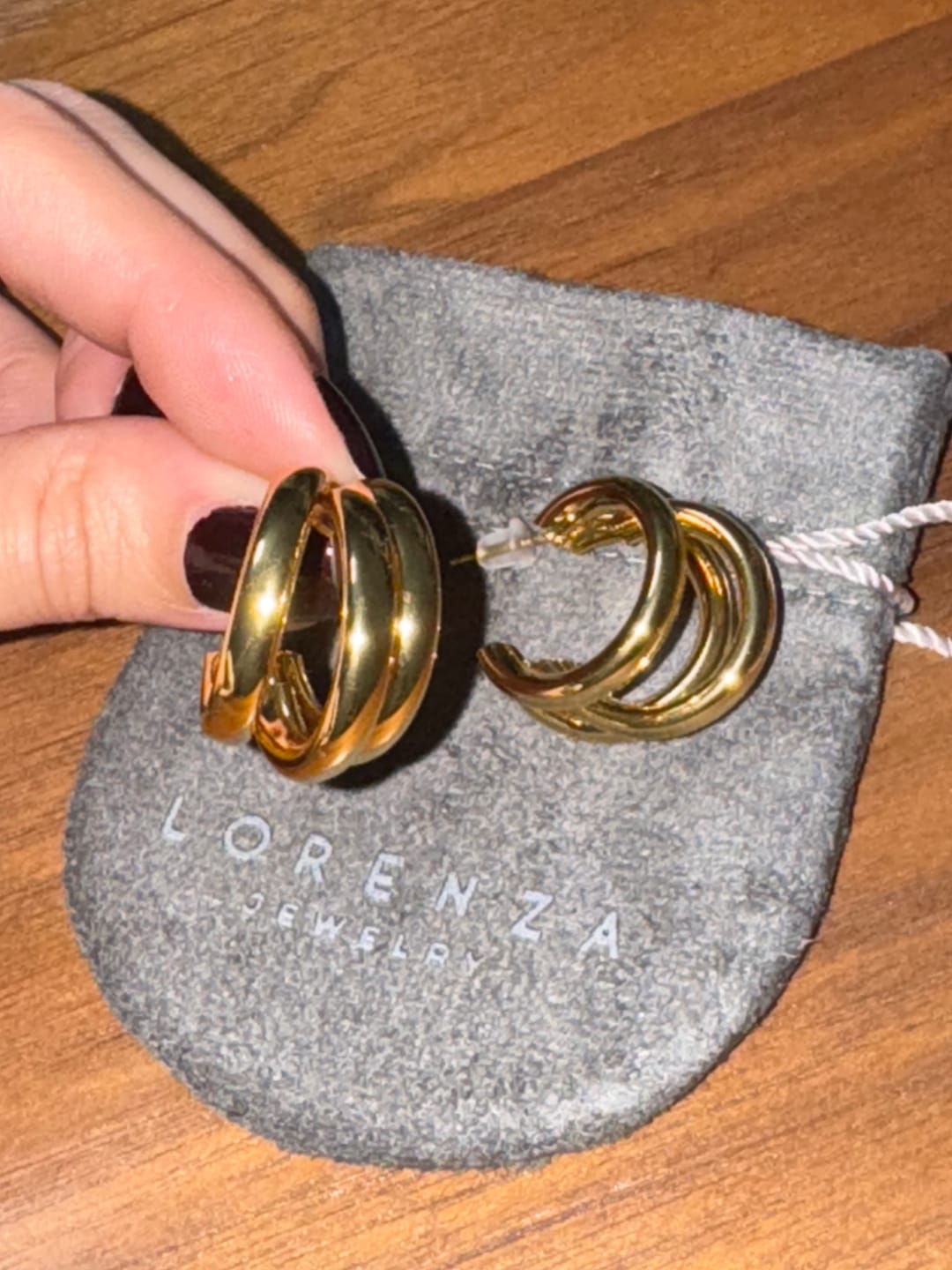 Customer photo review of Par Arracada Triple 25 mm