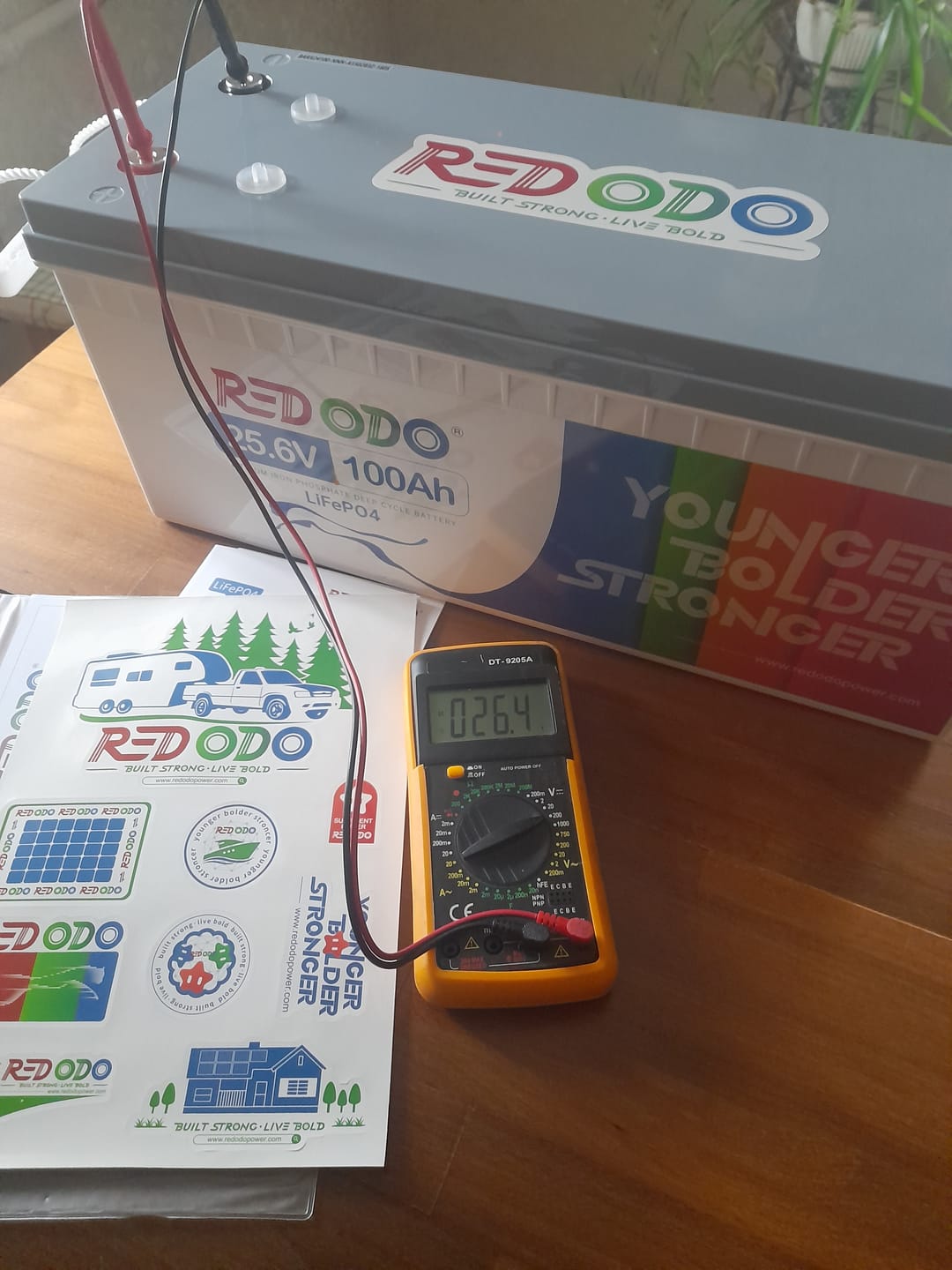 Customer photo review of 【Україна】0% ПДВ - Redodo 24V 100Ah акумулятор LiFePO4 глибокого циклу