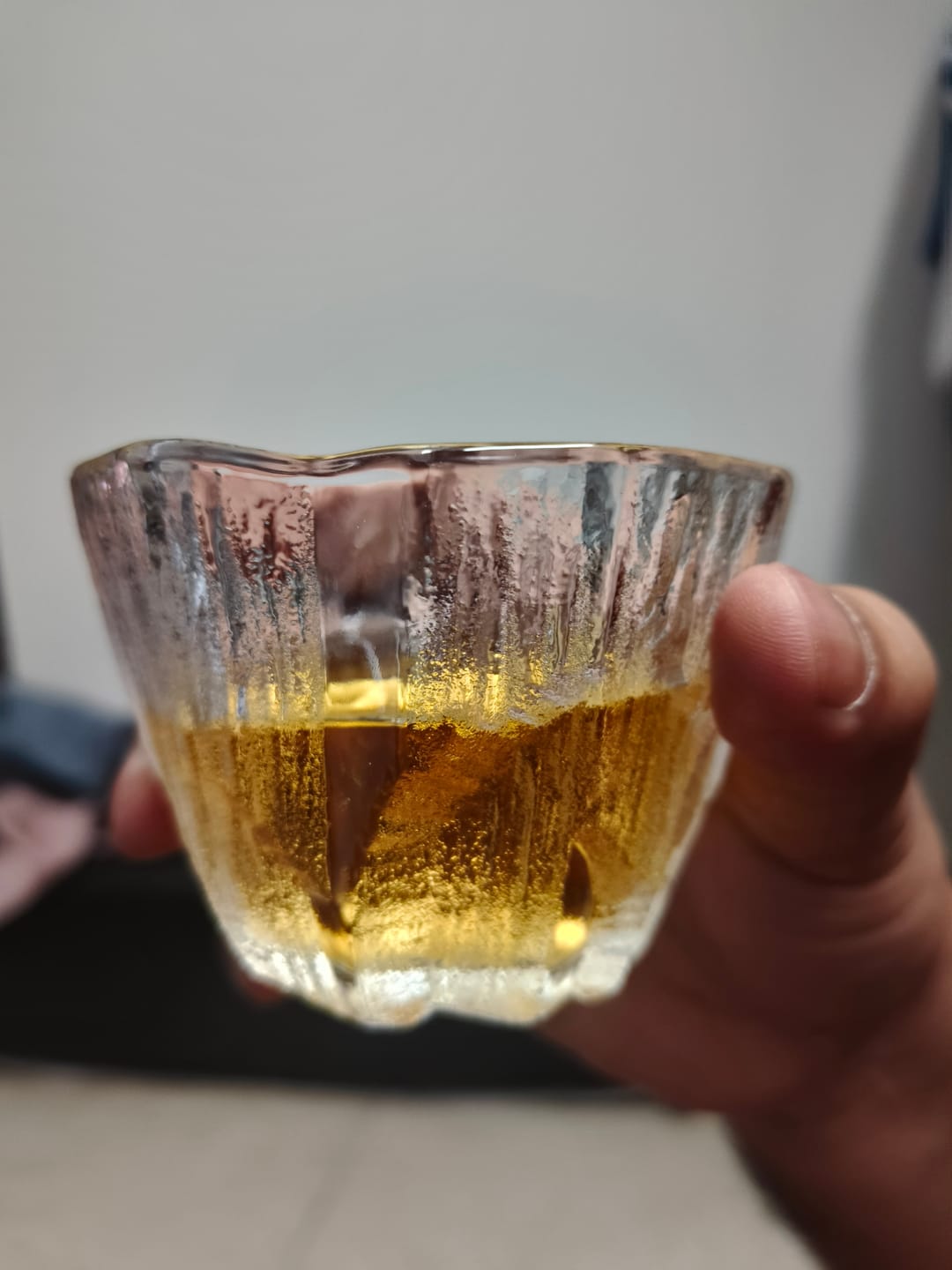 Customer photo review of Quartz - Japanese Crystal Whiskey Glass