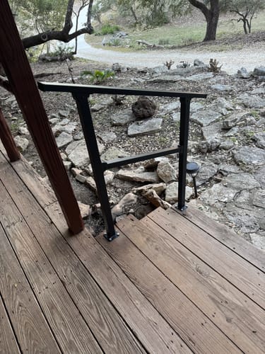 Customer photo review of Stair Handrail Kit