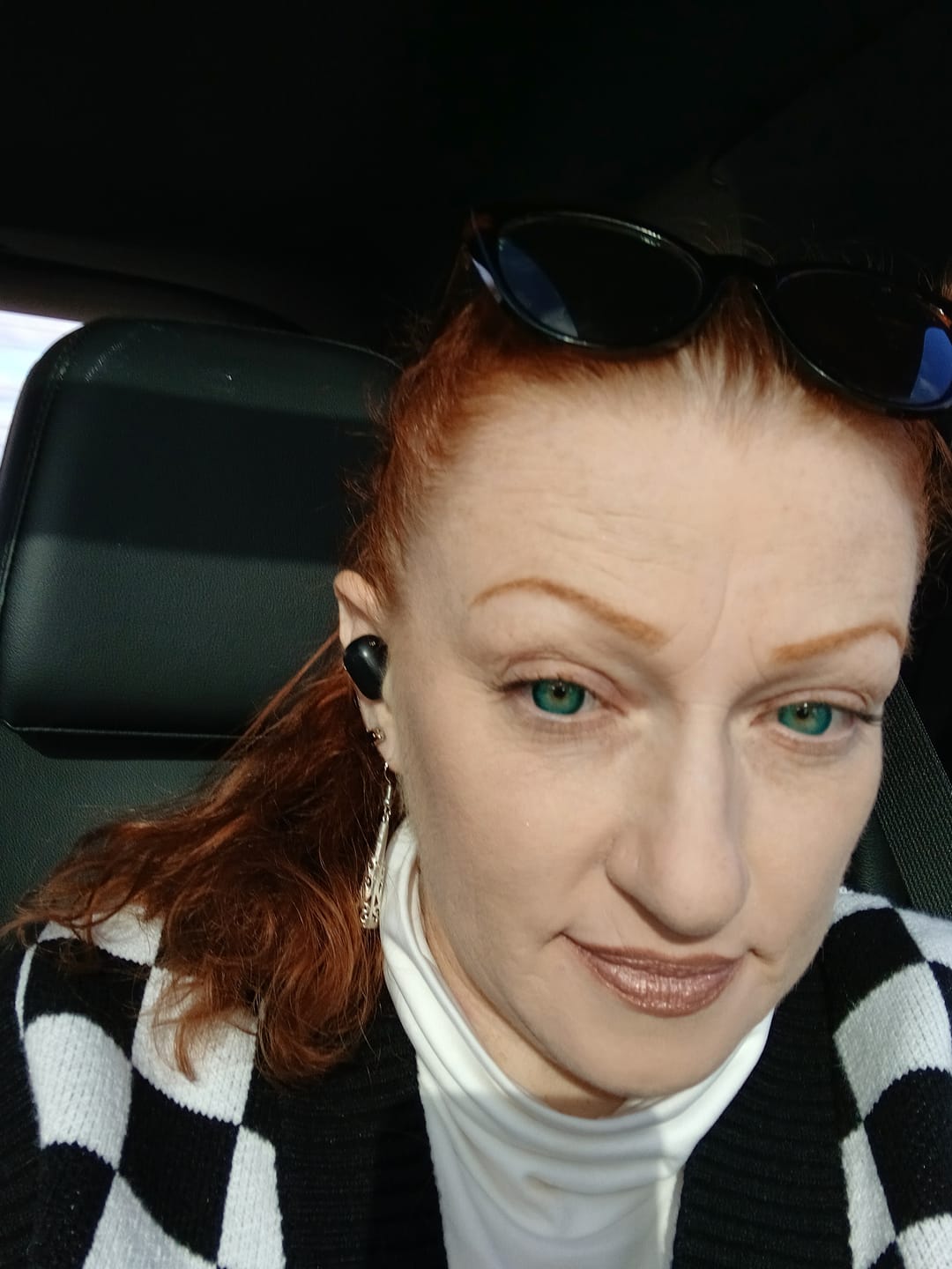 Customer photo review of DIAMOND Gray Green  Colored Contact Lenses