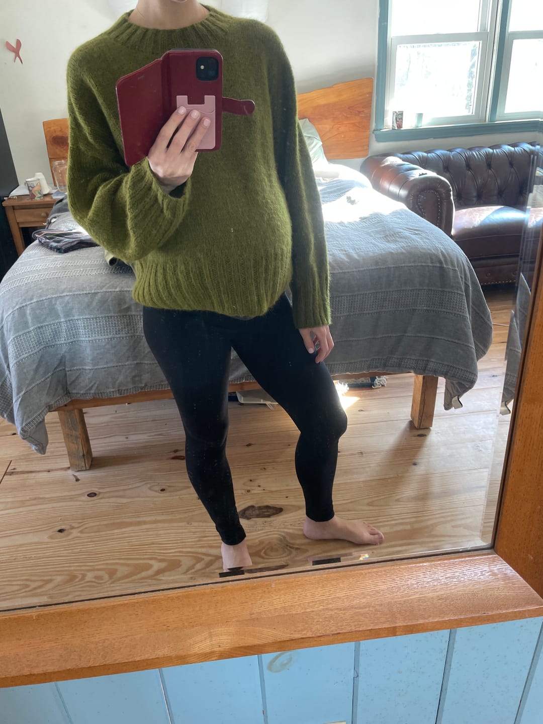 Customer photo review of Alissa Sweater - Baby Alpaca