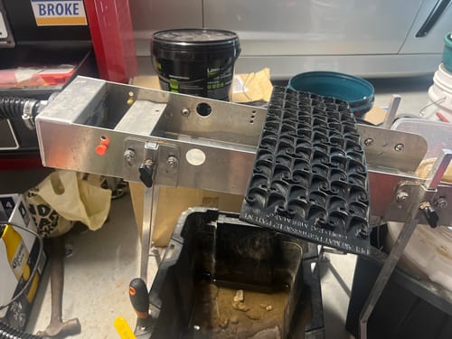 Customer photo review of Mini Cleanup Gold Sluice 6 inch wide