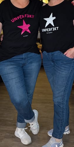 Marion D. review of Organic Alle-Größen-Shirt »Unperfekt Stern in Pink« image 1 out of 1