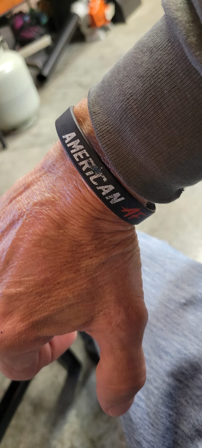 Customer photo review of American AF Wristband