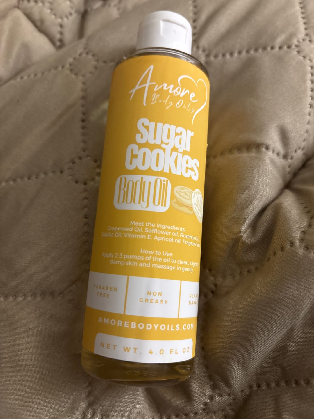 Customer photo review of Sugar Cookies - Body Oil