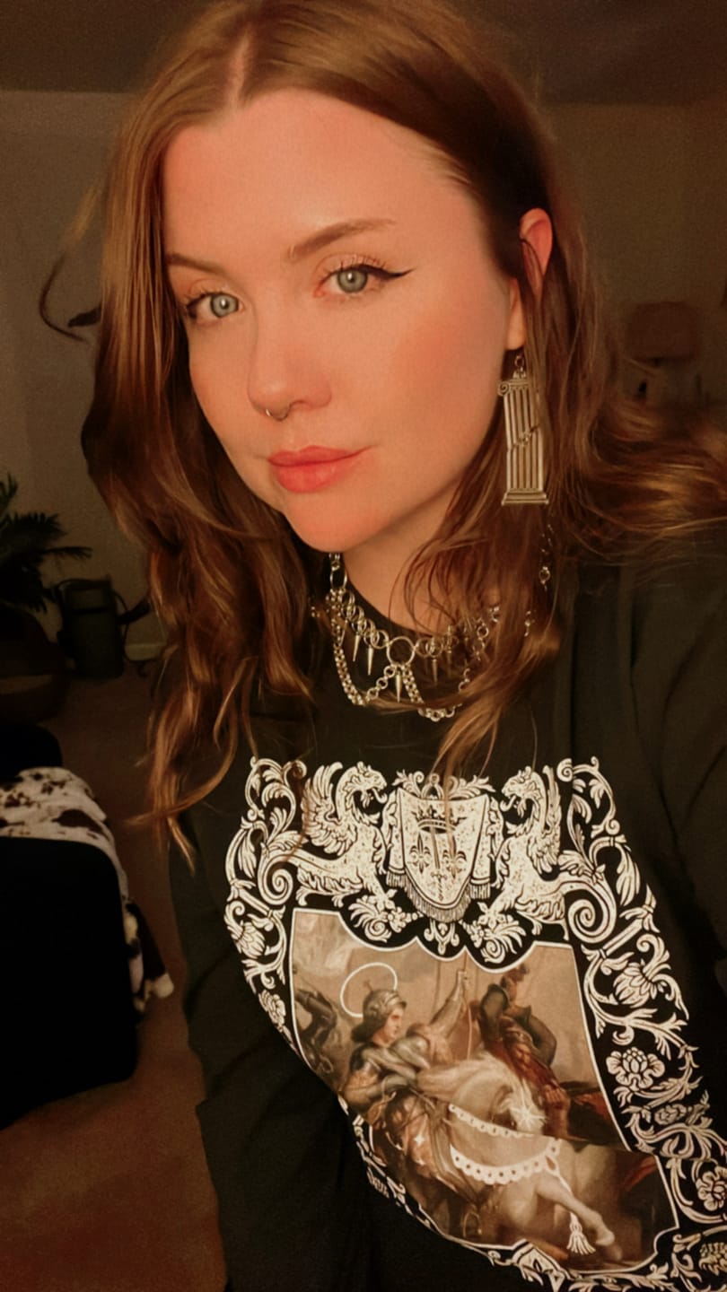 Customer photo review of Resistance Heavy Faded Long Sleeve Tee