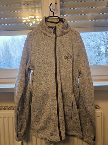 Customer photo review of HOLZBRÜDER® Logo - Strickfleece Jacke (Stick) Unisex