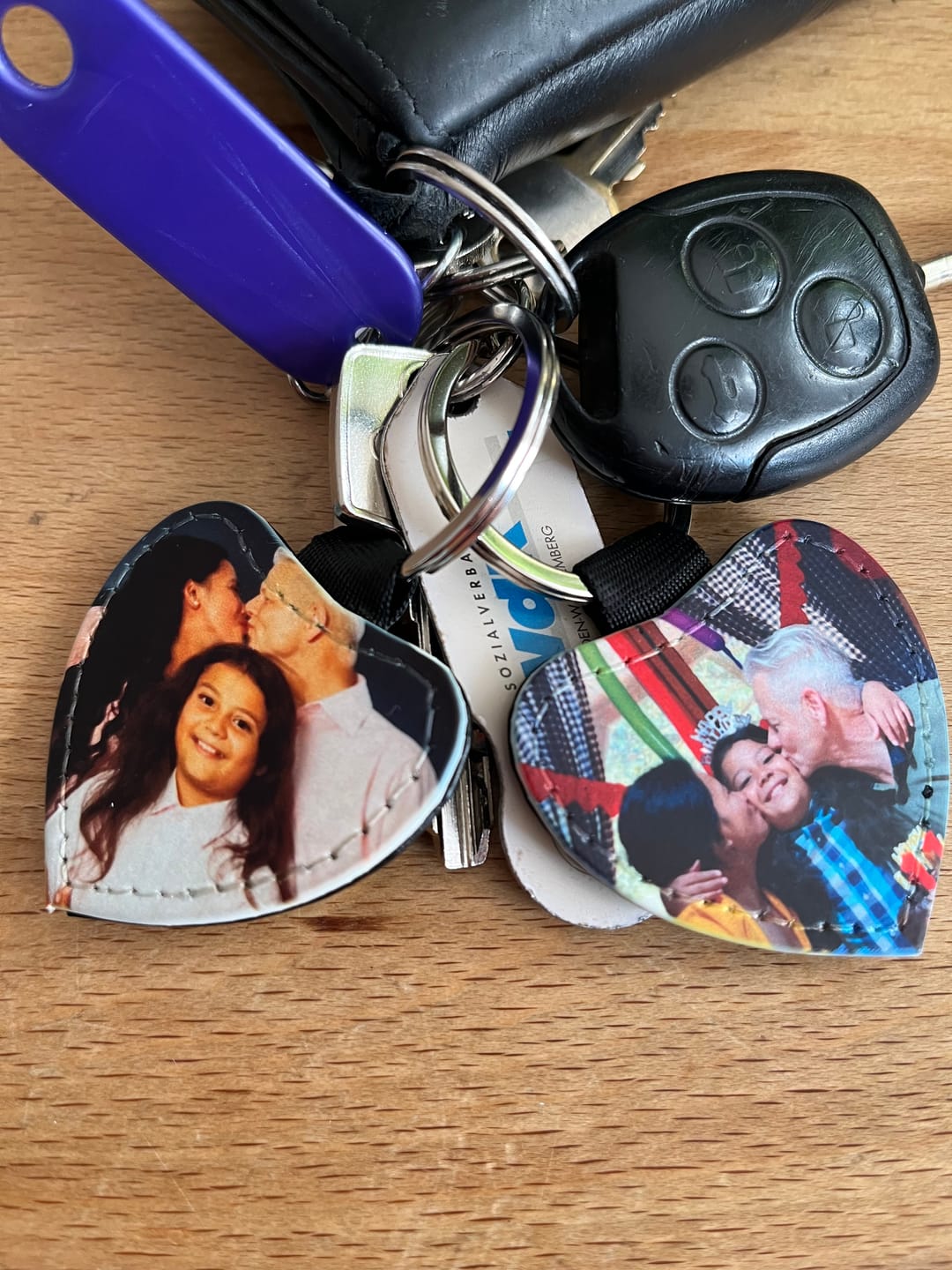 Customer photo review of Dein Foto - Personalisierter Schlüsselanhänger aus Kunstleder