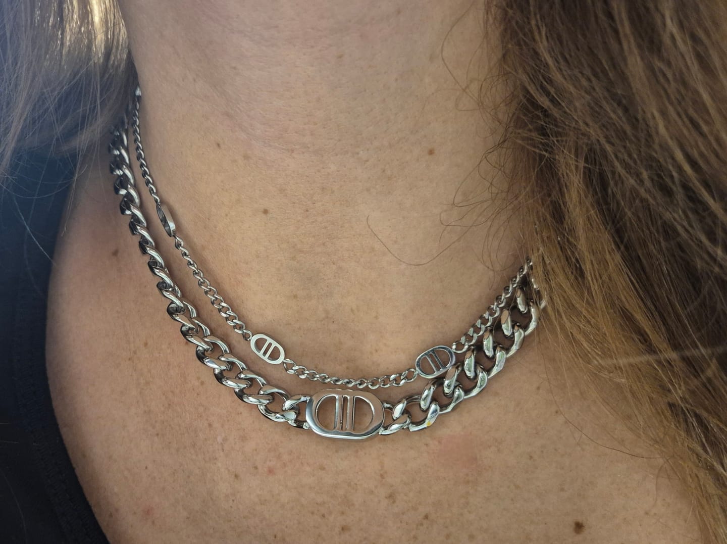 Customer photo review of Five Prestige Halskette | 18K vergoldet