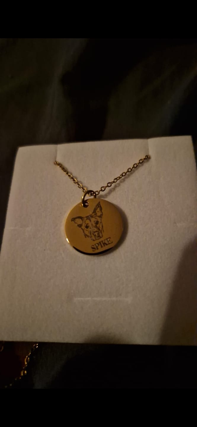 Customer photo review of Rückseitengravur