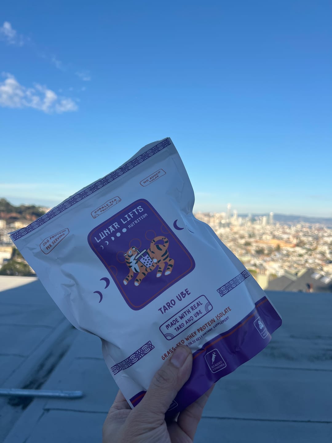 Customer photo review of Taro Ube - Whey Protein Isolate