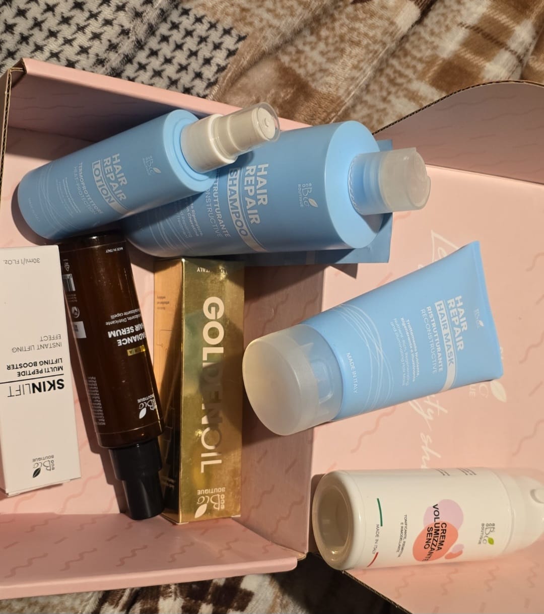 Customer photo review of Radiance Hair Serum