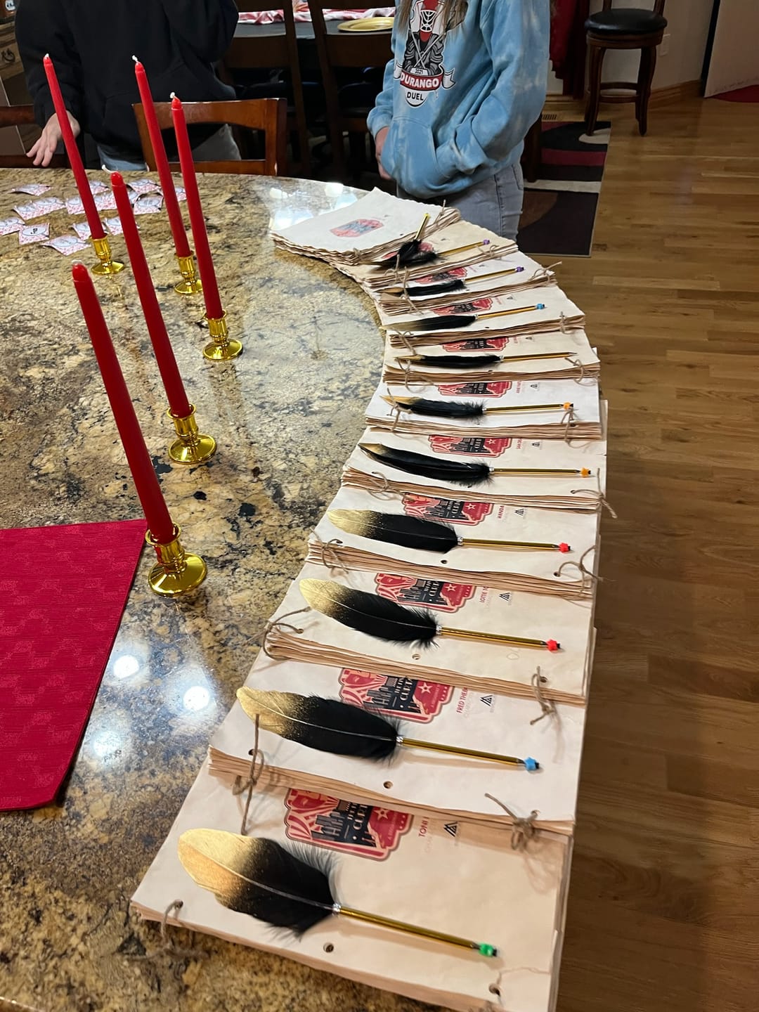 Customer photo review of Broadway Murder Mystery Game Kit