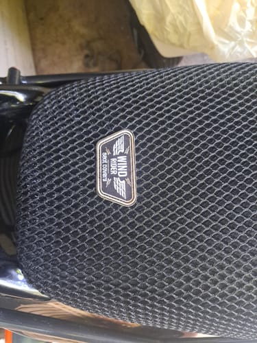Customer photo review of Wind Rider Seat Cover