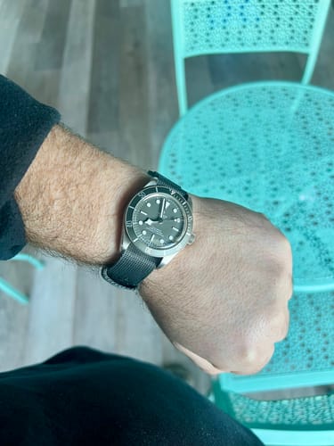 Customer photo review of Glomar Explorer - Hook And Loop Watch Strap