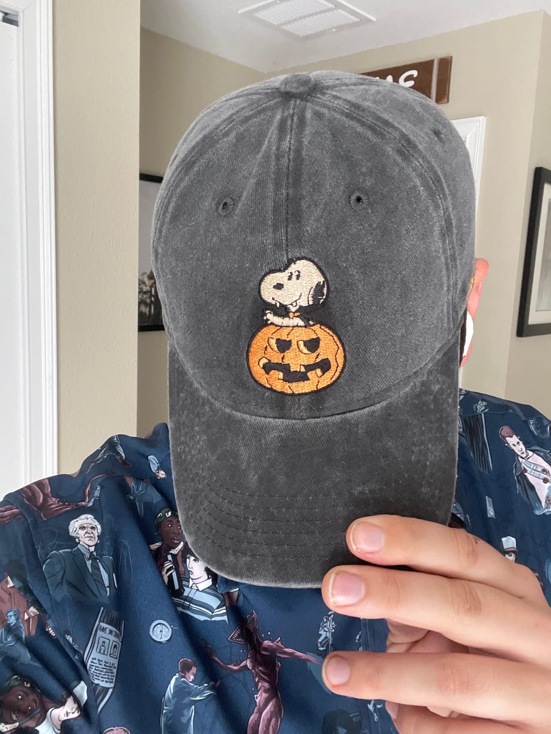 Customer photo review of Peanuts "Boo!" – Dad Hat