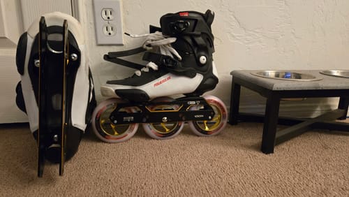 Customer photo review of Avenger Hardcore 110mm Inline Skate Wheel