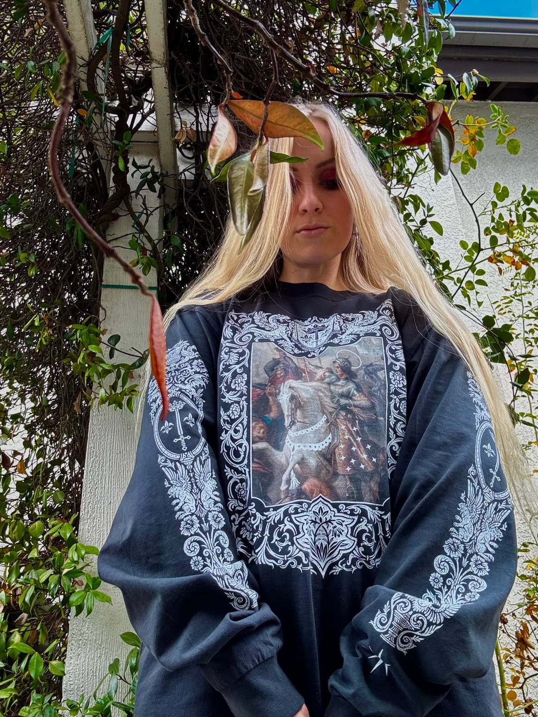 Customer photo review of Resistance Heavy Faded Long Sleeve Tee