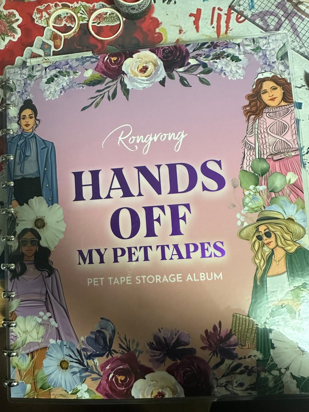 Customer photo review of Hands Off My PET Tape Storage Album