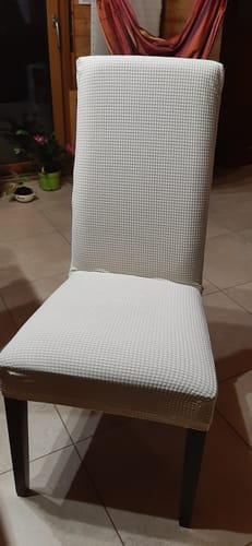 Customer photo review of Blanc cassé - Housses de chaises - 100% Waterproof et Ultra résistantes