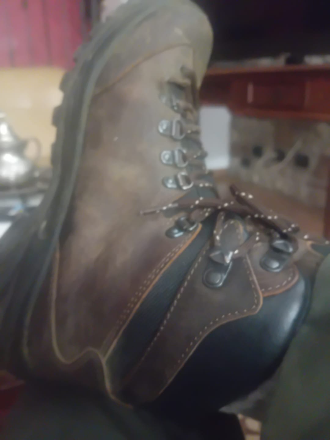 Customer photo review of Scarpa Caccia Masseria  Waterproof Marrone