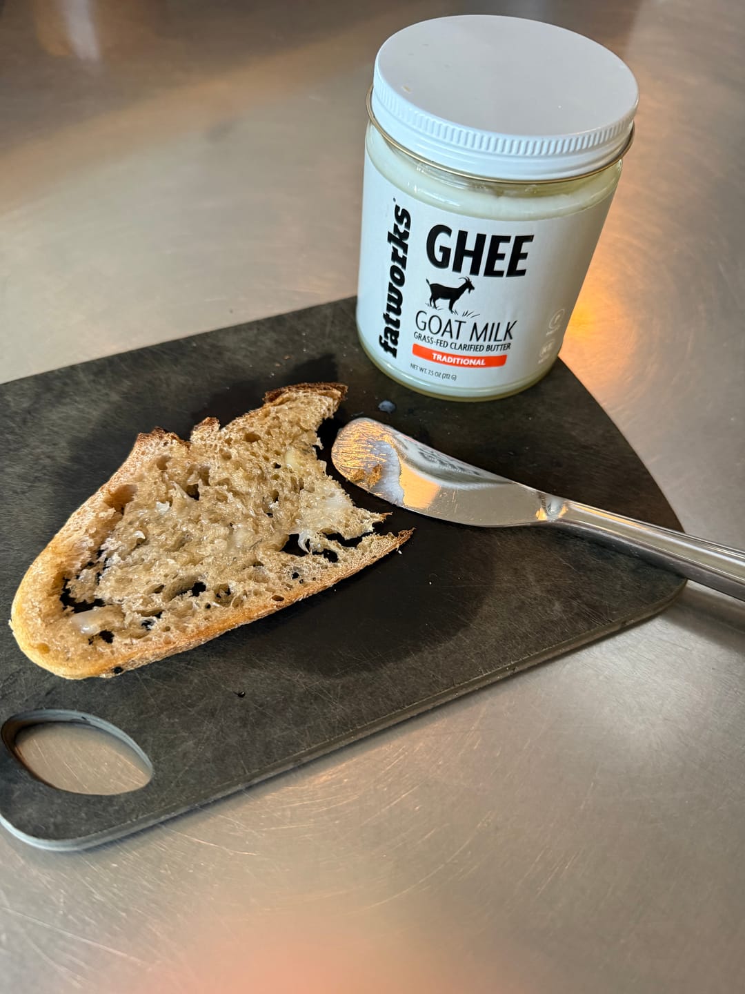 Customer photo review of Grass Fed Goat Milk Ghee (7.5 oz)