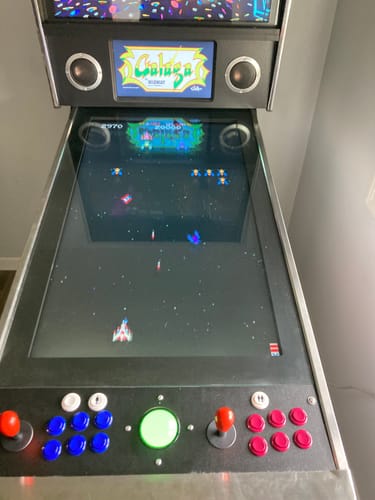 Customer photo review of ABVIDEOARCADES Virtual Pinball 1300 PINBALL Games in 1 AND 307 classic 80s games with trackball- Full Size Machine