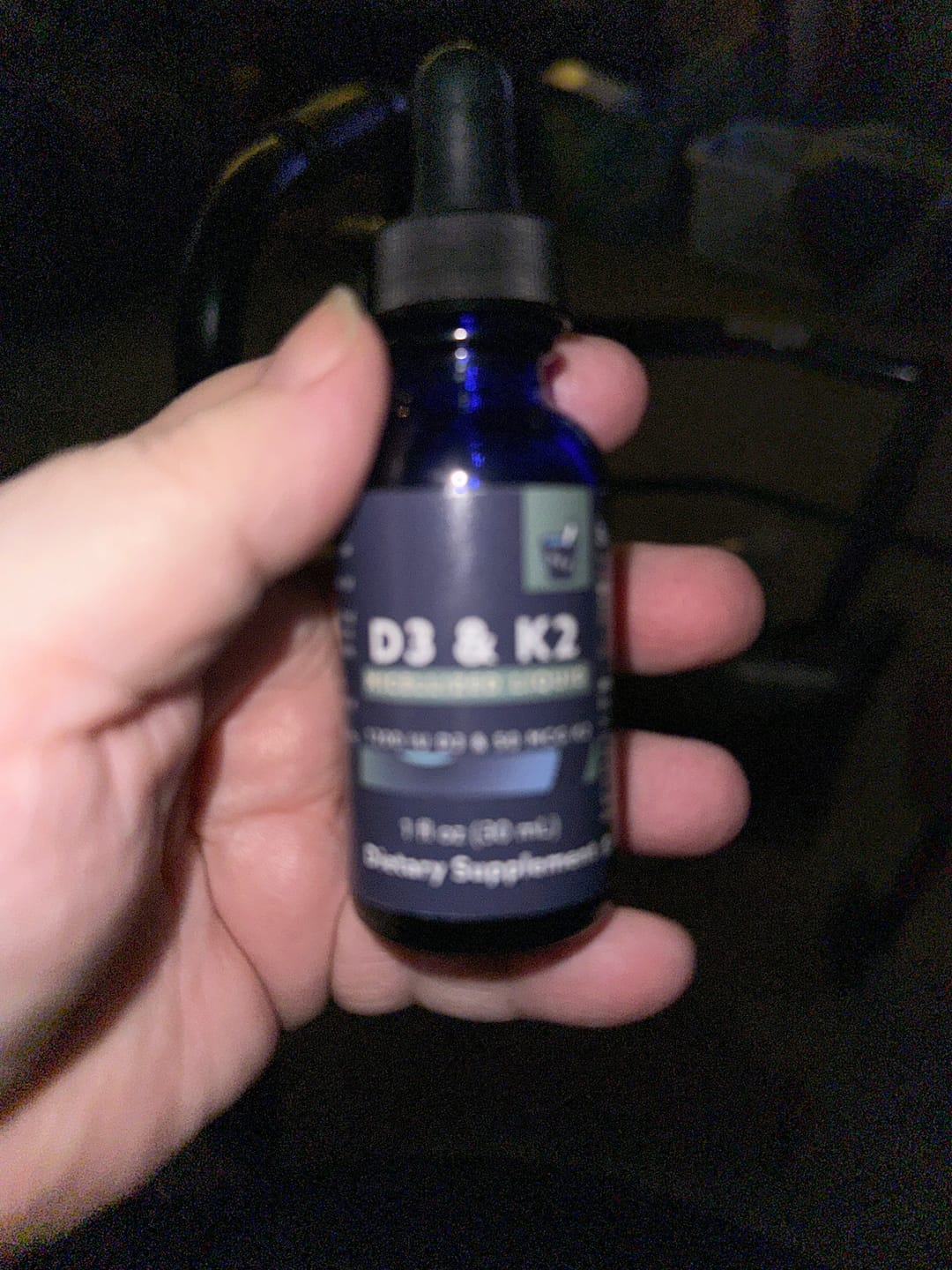Customer photo review of D3 & K2 Micellized Liquid