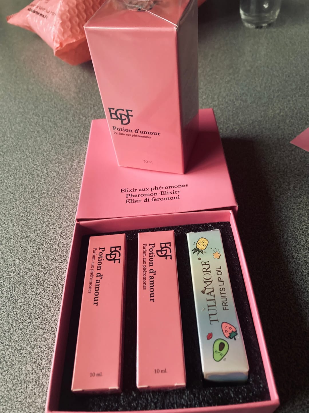 Customer photo review of Coffret aux phéromones
