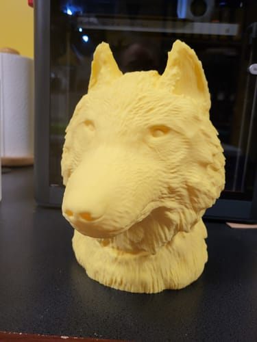 Customer photo review of Yellow - Standard PLA Filament - 1.75mm, 1kg