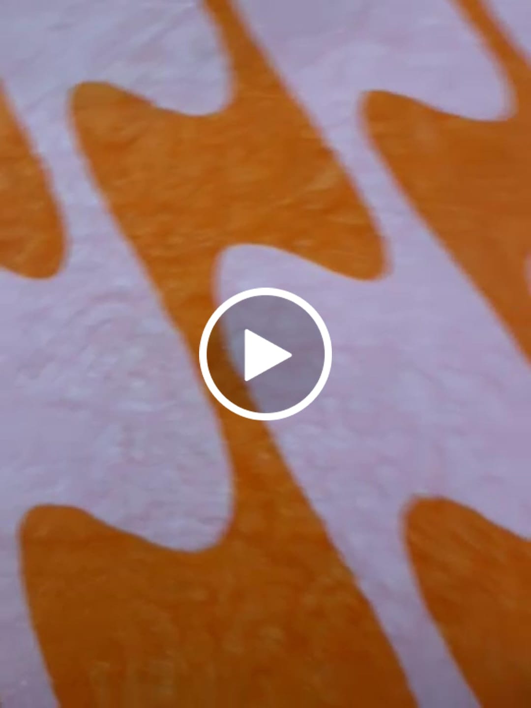 Customer video review of Pastel Irregular Shaped Wavy Rug by Johann Banta