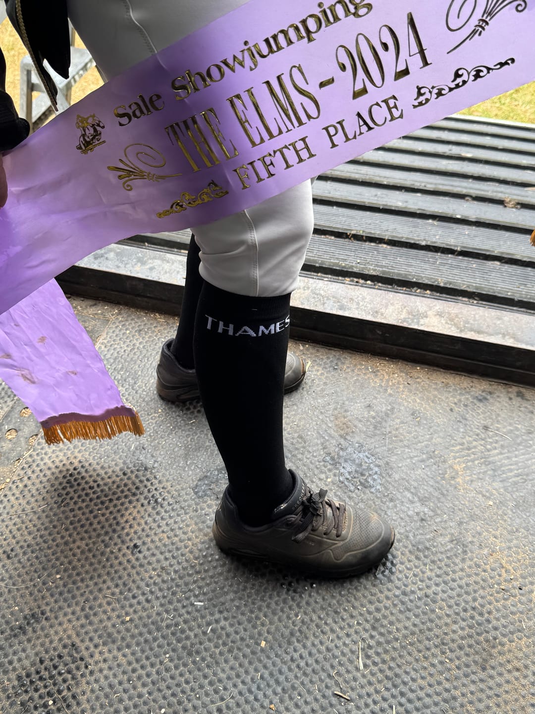 Customer photo review of Thames Riding Socks - Black